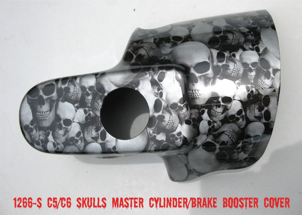 Corvette C5/C6 SKULLS Brake Booster Master Cylinder Cover
