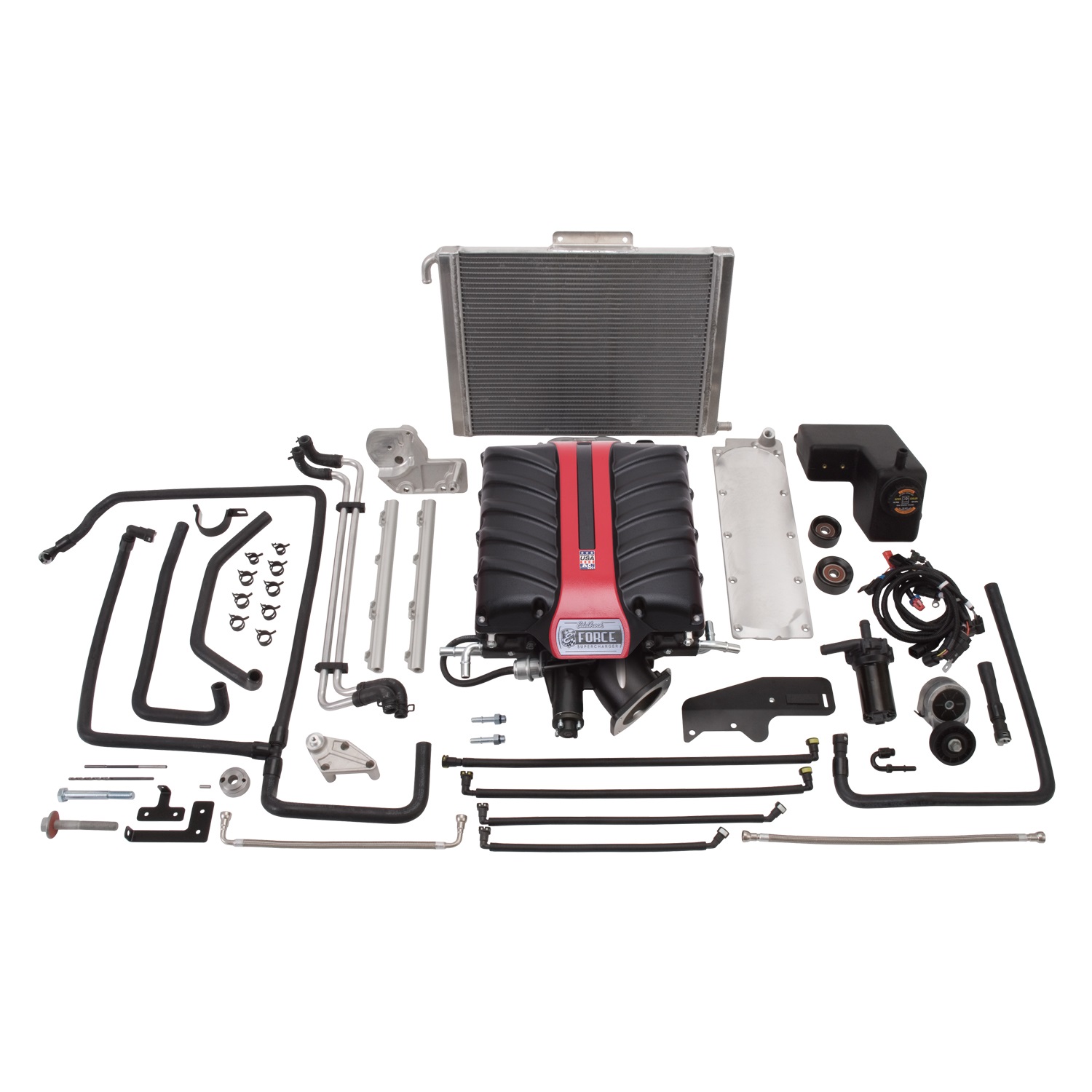Edelbrock Supercharger, Stage 3-Profesional Tuner Kit, 2010-2015, Chevrolet, Camaro, 6.2L L99, Manual, Part# 15990