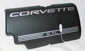 C5 Corvette Letter Set - Fuel Rail Cover - Black