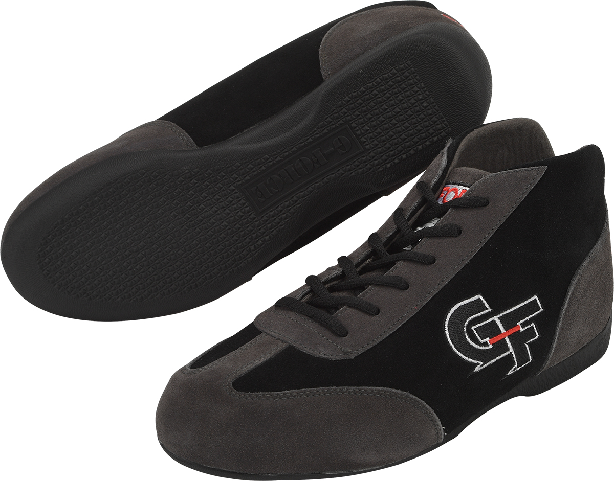 G-Force Racing Gear Racing Shoes GF237 PHILLY SFI RACING SHOE, Size 10, Color Black