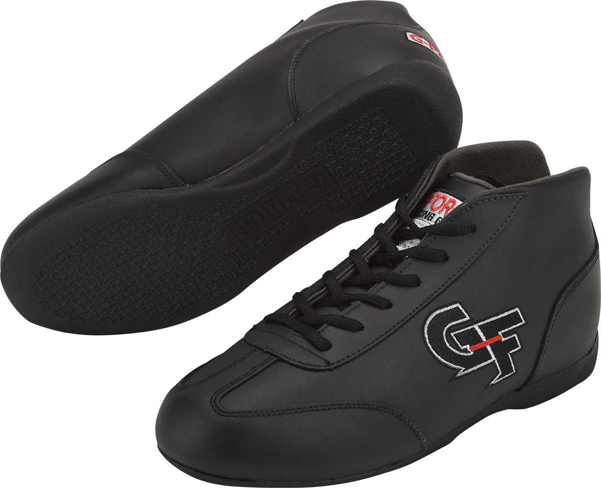 G-Force Racing Gear Racing Shoes GF237 PHILLY SFI RACING SHOE, Size 13, Color Black