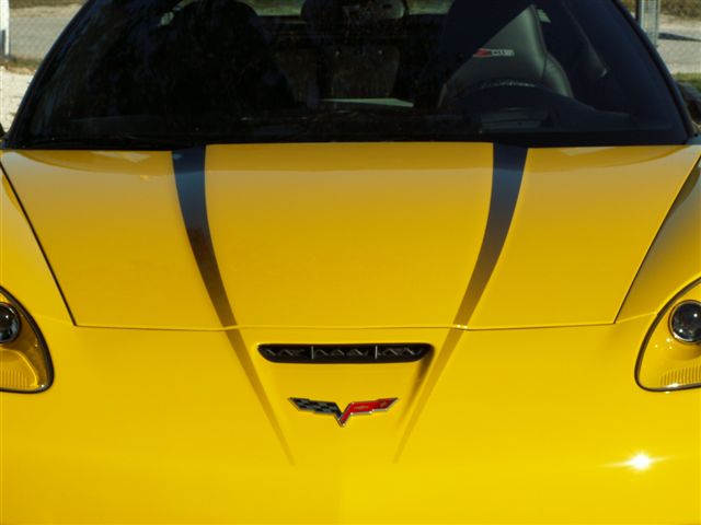 Corvette ALL 2005-2013 Hood Graphic Fade 2pc
