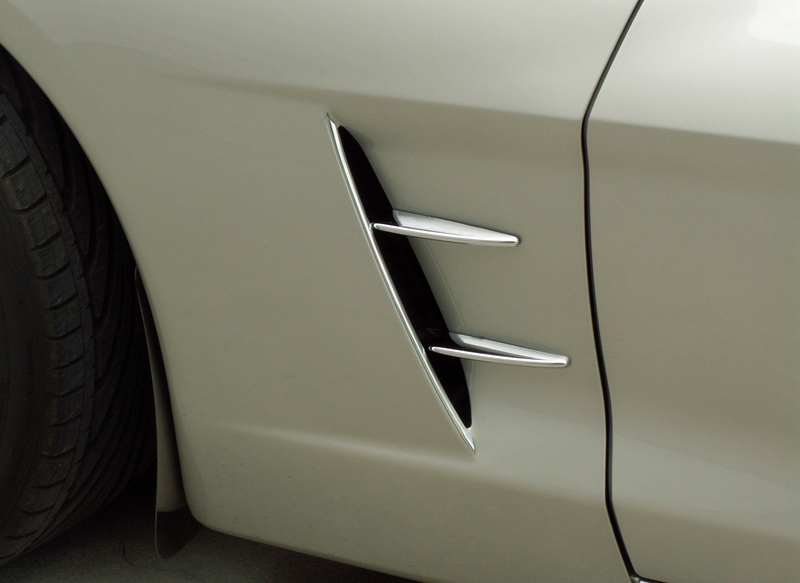 2005-2013 C6 Corvette, Spears Chrome Retro Side 4pc, Stainless Steel