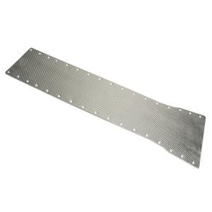 C5 Corvette 1997-2004 Transmission Tunnel Heat Shield, Bolt-On, Self Adhesive Backing, Synthetic Fiber, Silver