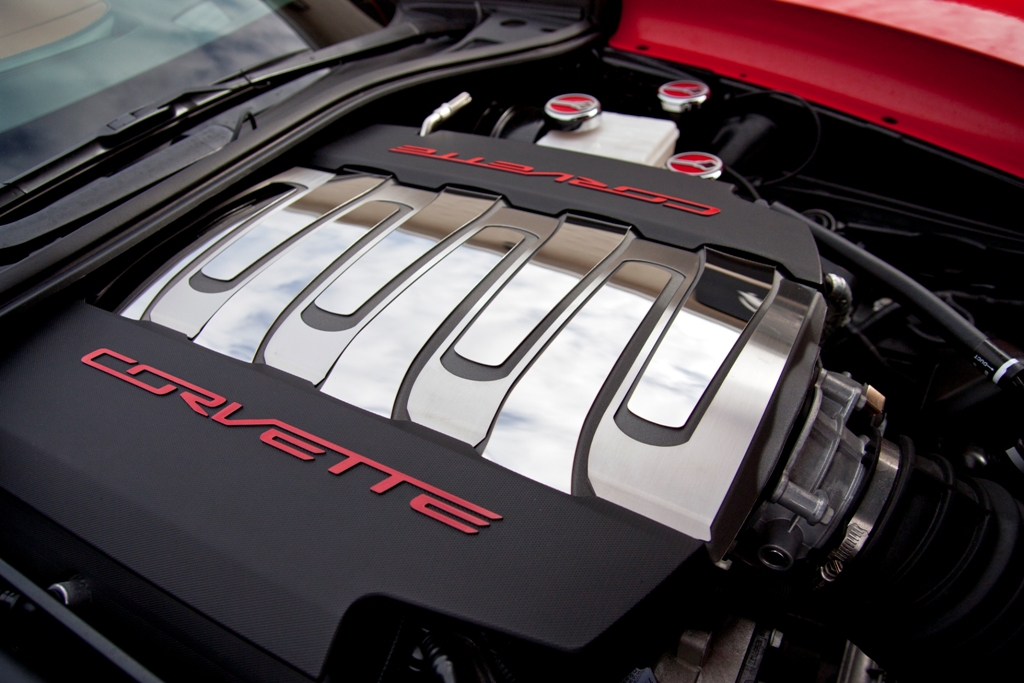 2014-2019 Chevrolet C7 Corvette, Fuel Rail Light Kit 2pc, American Car Craft Fuel Rail Light Kit 2pc LED Red