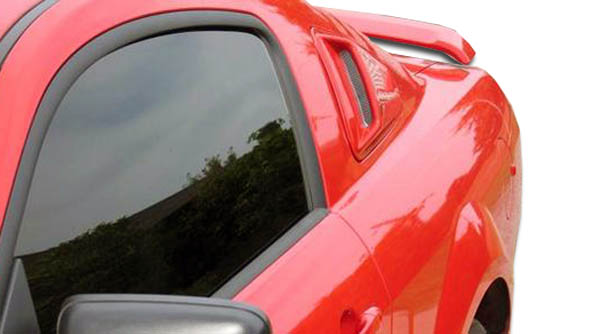 2005-2009 Ford Mustang Duraflex Racer Window Scoop Louvers - 2 Piece (Overstock)