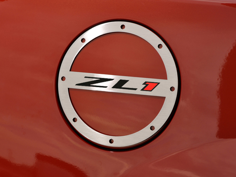 2010-2018 Camaro ZL1 Gas Cap Cover Polished "ZL1 Style", ; Fits all 2010-2018 Coupe and Convertible