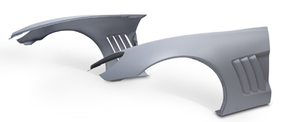 SLP Front Fenders, 2005-2013 C6/Grand Sport Corvette (unpainted)