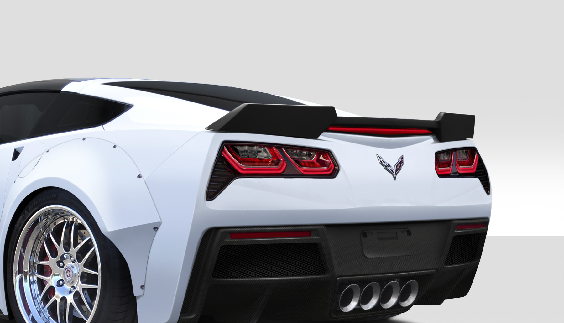 2014-2017 Chevrolet Corvette C7 Carbon Creations DriTech GT Concept Rear Diffuser - 2 Piece