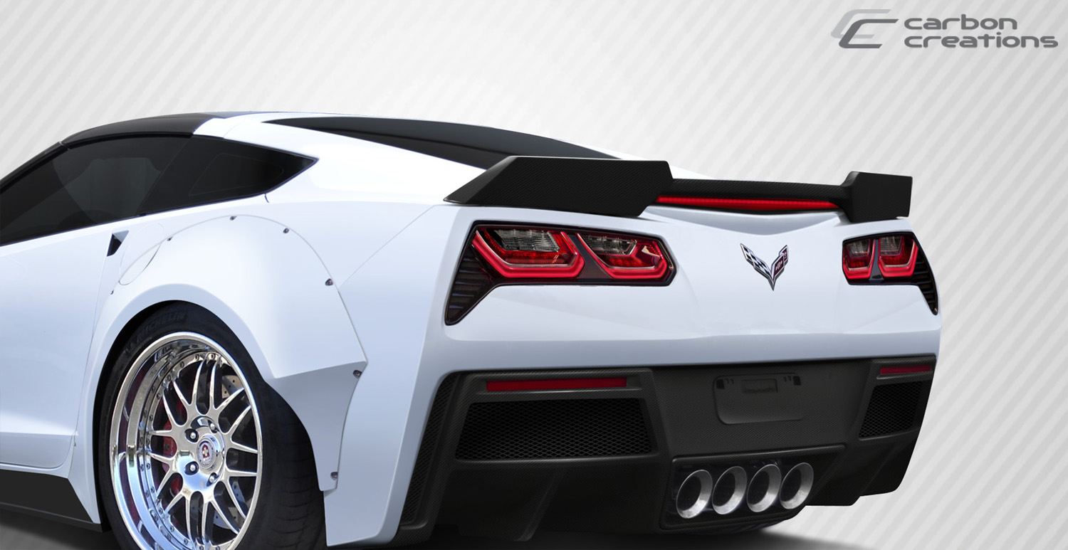 2014-2017 Corvette C7 Carbon Creations Gran Veloce Rear Wing Spoiler  1 Piece