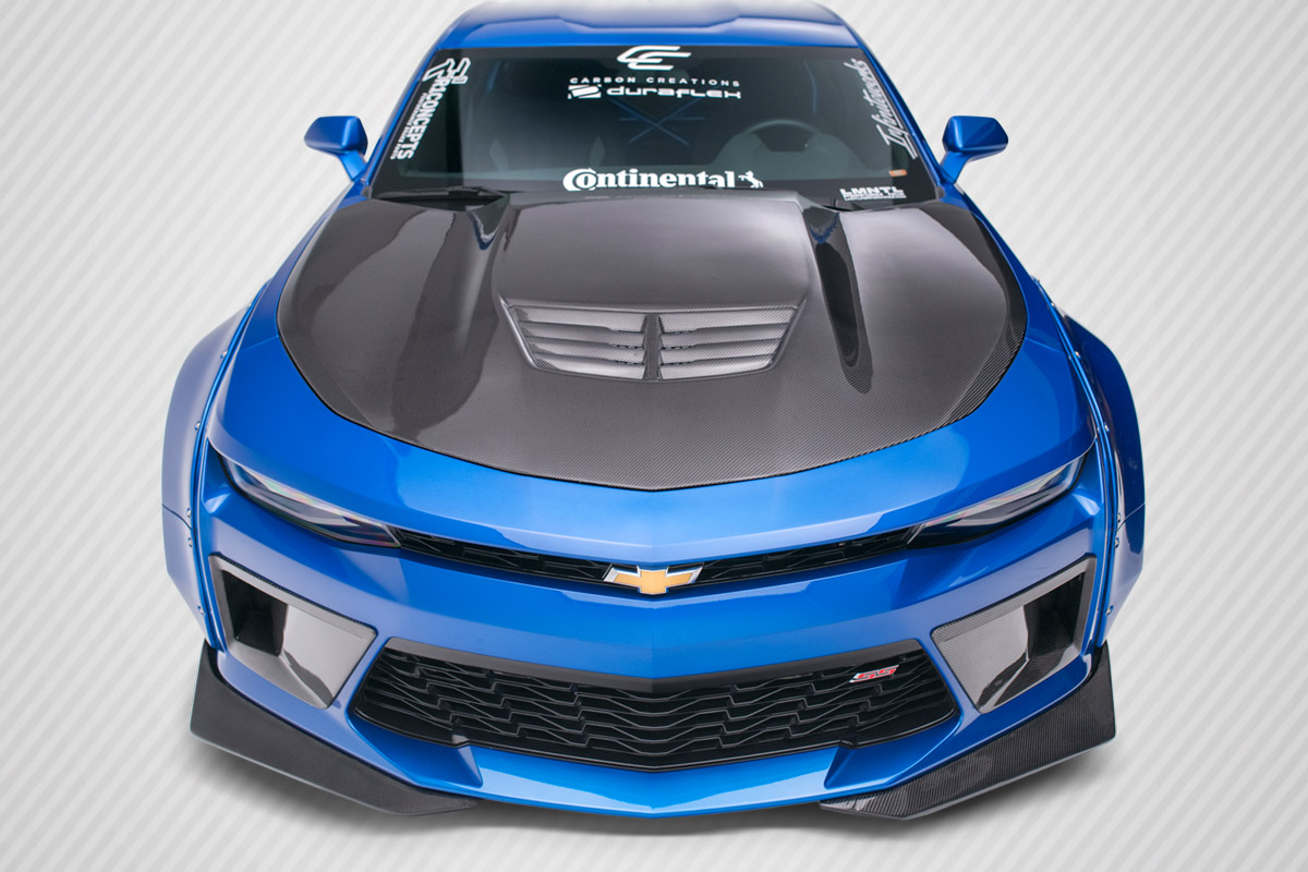 2016-2018 Chevrolet Camaro Carbon Creations DriTech Grid Hood - 1 Piece