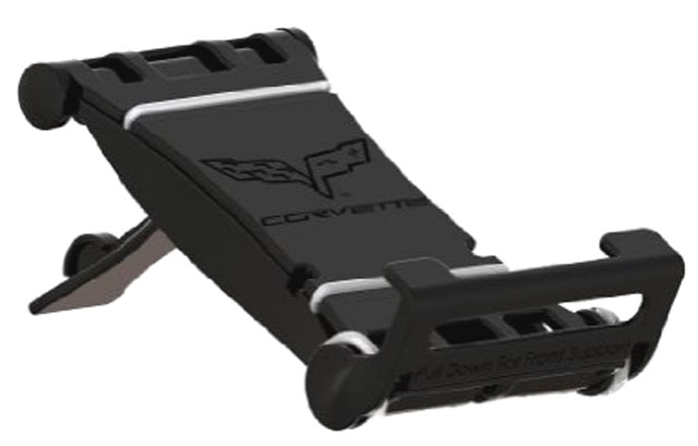 C6 Corvette Logo Black Kick Stand for iPhone,iPad,Kindle,Nook,Tablets