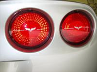 C6 2005-13 CORVETTE Tail Light Lens Emblem Decal Set