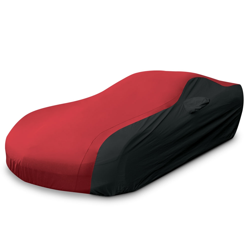 1997-2004 C5 & Z06 Corvette Ultraguard Car Cover, Indoor/Outdoor Protection, Red/Black