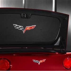 C6 Corvette GM OEM Convertible Decklid Liner Panel Insert with C6 Logo