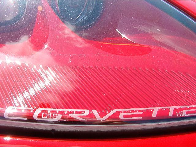 C6 2005-13 Corvette Headlight Lens Decal Letter Set