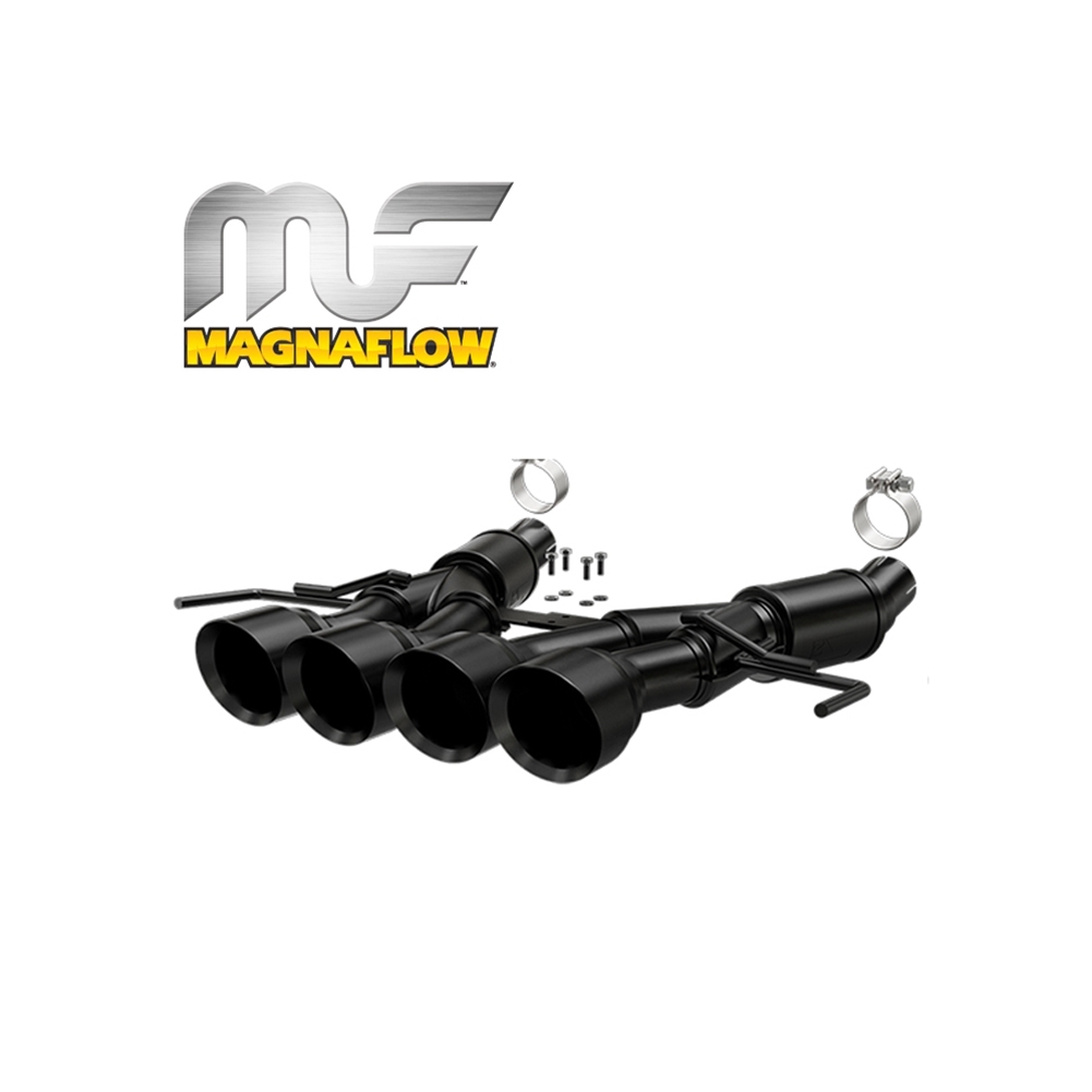 C7 Corvette Stingray, Magnaflow Axle-Back Performance Exhaust System, BLACK Competition Series