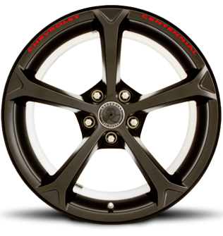 2012 Corvette Grand Sport Black Centennial Wheels - GM OEM - RUM
