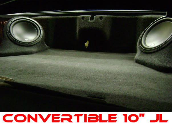 C6 Corvette Custom Subwoofer Enclosure Upgrade 600w Package Convertible