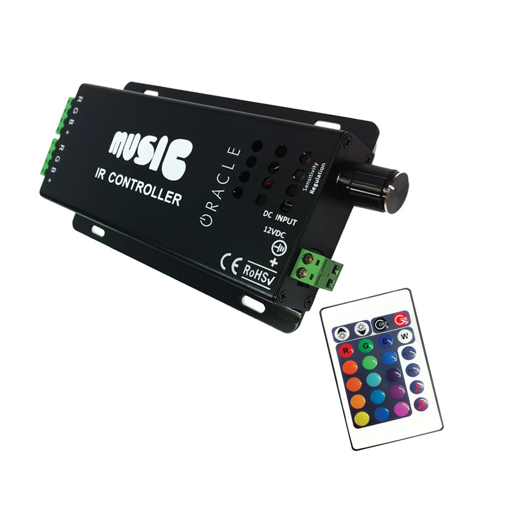 Oracle RGB ColorSHIFT Music / Sound LED Controller for RGB LED Light Systems