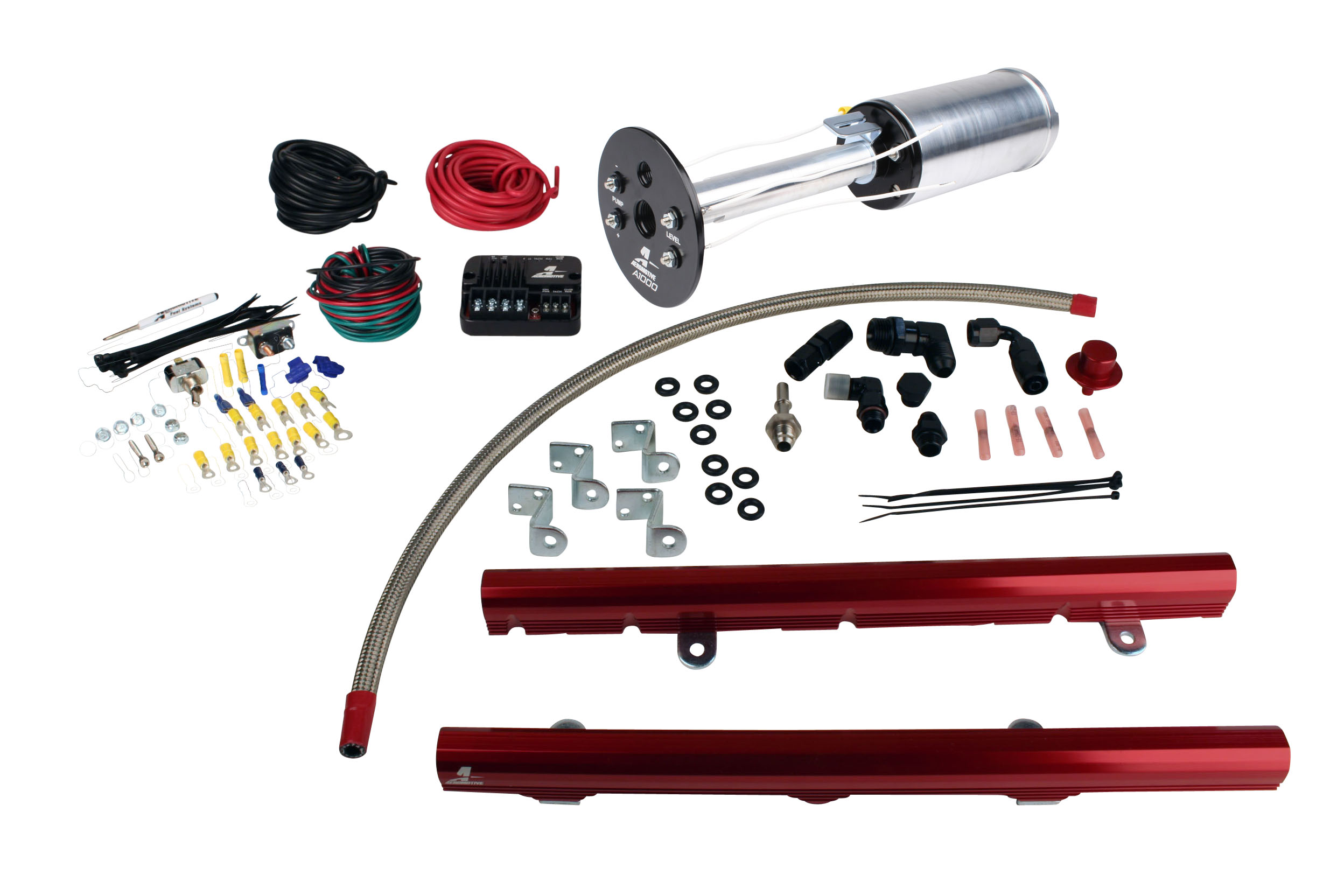 Corvette 2008-2013 Fuel System, A1000 Stealth, Fittings / Filters / Pump / Rails / Speed Controller, LS3