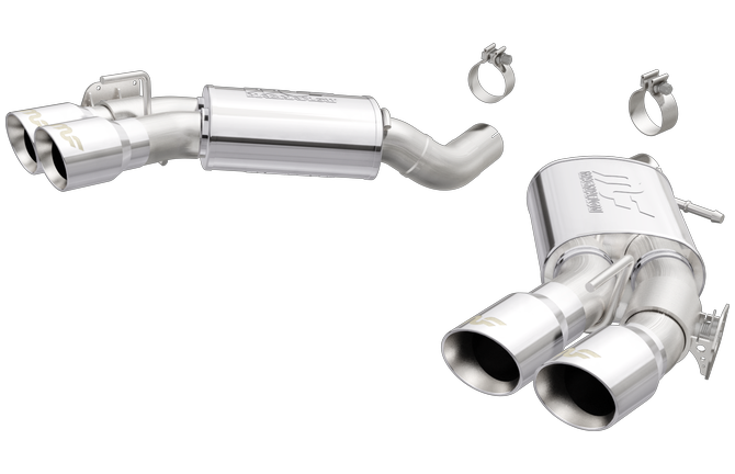2016+ MAGNAFLOW Camaro SS Stainless Series Kit; Axle Back Exhaust; Competition Series; Dual Split Rear Exit