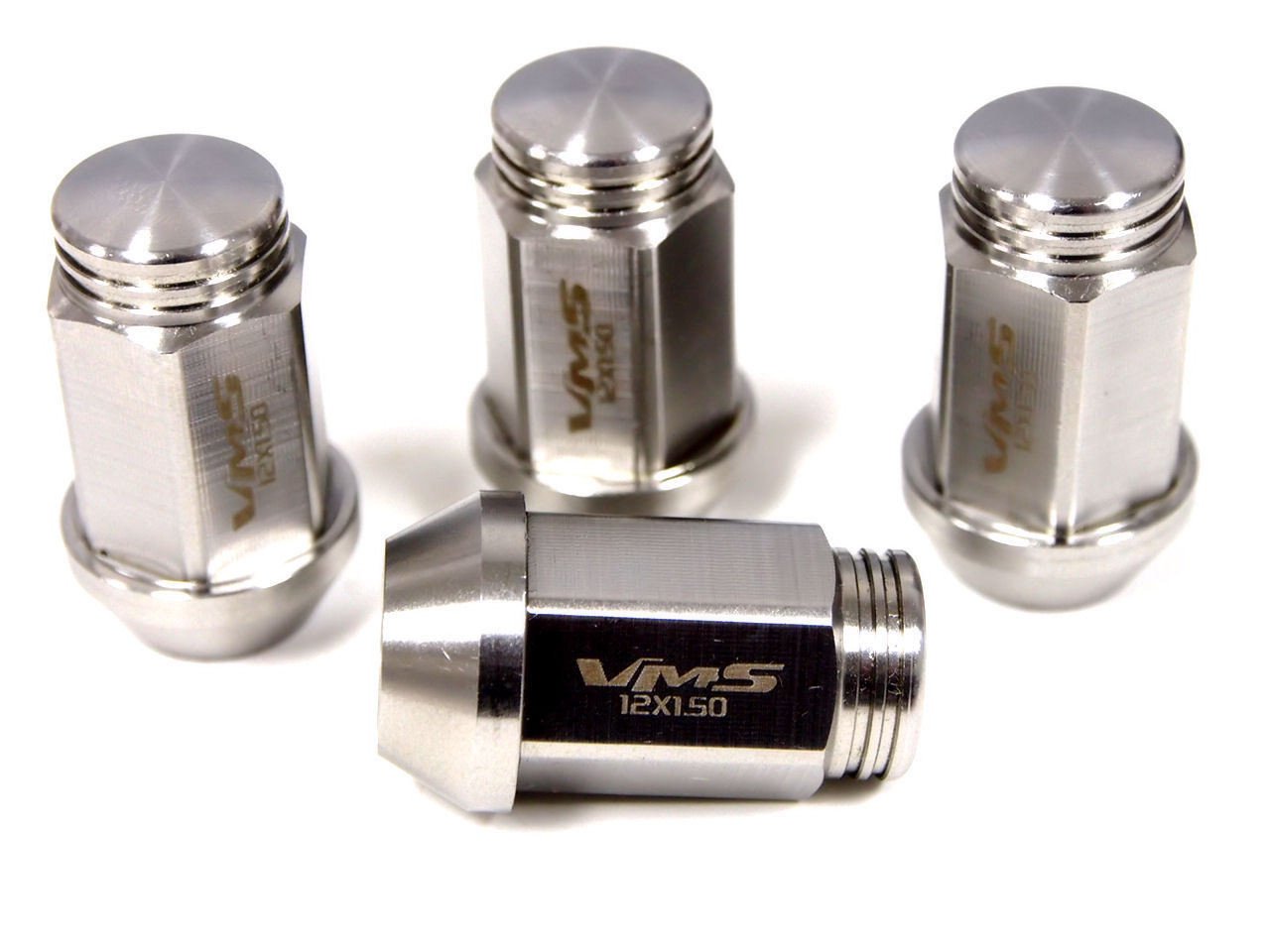 C4 / C5 / C6 and C7 Corvette All Models Stainless Steel Racing Lug Nuts 12x1.5 MM, SET of 20