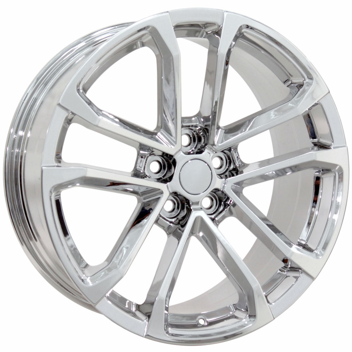 2010-2015 Camaro 2012 ZL1 Style Reproduction Wheels 20x9.5 PVD Chrome Each