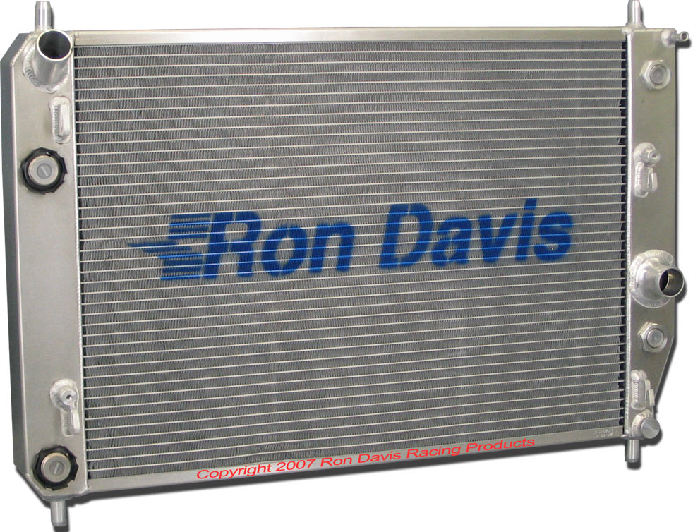 Ron Davis Racing Radiator with Trans and Oil Cooler, C6 and C6/Z06