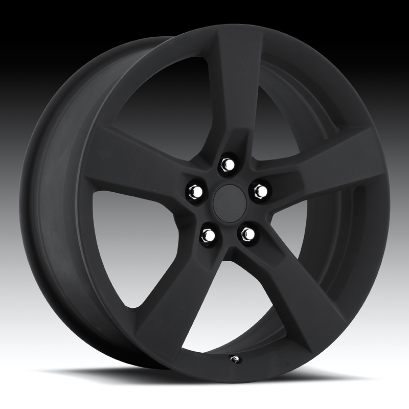 2010-2015 Camaro 22" Wheel Package : Reproduction Satin Black