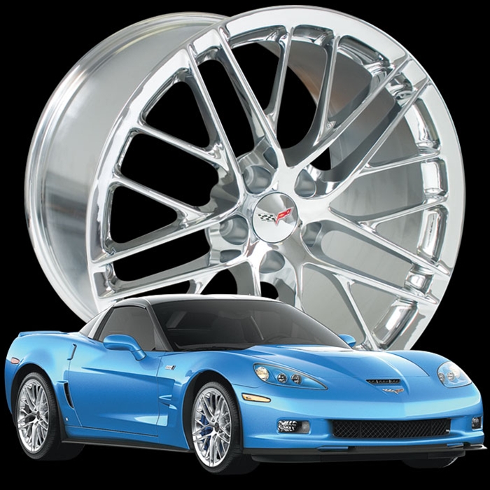 2009 ZR1 Corvette Chrome Wheel & Tire Package