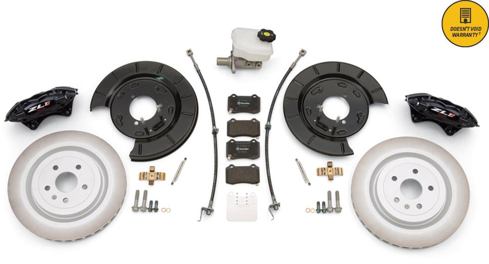 2010-2015 Camaro GM OEM GMPP V6 to ZL1 BREMBO Brake Upgrade Kit, 14.4", Complete Front & Rear Kit