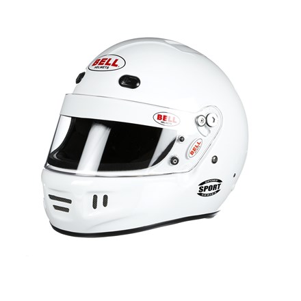 BELL Helmet, Sport Series, Sport Model, Snell SA2015, Head and Neck Support Ready, White