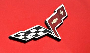 Rear C6 Corvette Emblem, OEM GM Style