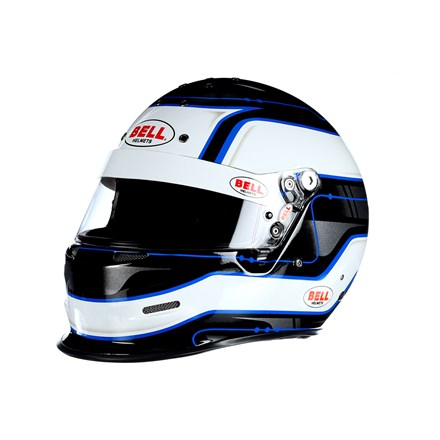BELL Helmet, Racer Series, K-1 Pro, Snell SA2015, Head and Neck Support Ready, Circuit Blue