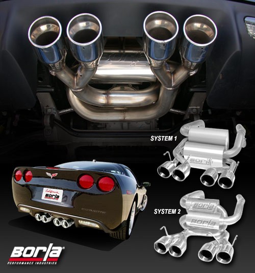 2005-2013 C6 Corvette Borla Exhaust System (Non-Sport)