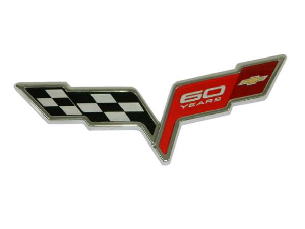 2013 C6 60th Anniversary Edition Front Corvette Emblem all 05-13 GM OEM