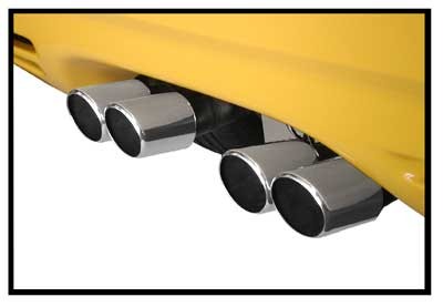 C5 Corvette '97-'04 Polished Stainless Steel Exhaust Tips