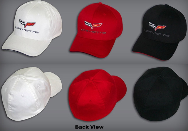 Corvette Hat: Fitted Embroidered C6 Large/Extra large