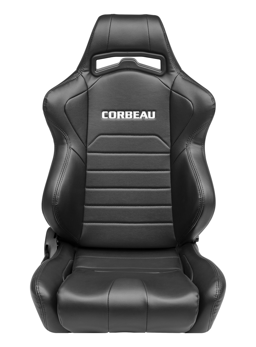 Corbeau LG1 Racing Seat, LG1 Black Vinyl , 25502PR