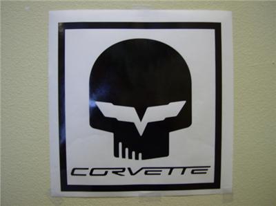 2005-13 C6 Corvette Jumbo JAKE Mascot Logo Wall Decal