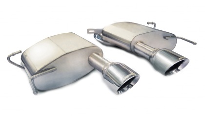 Corsa 11-13 Cadillac CTS Coupe V 6.2L V8 Polished Touring Axle-Back Exhaust