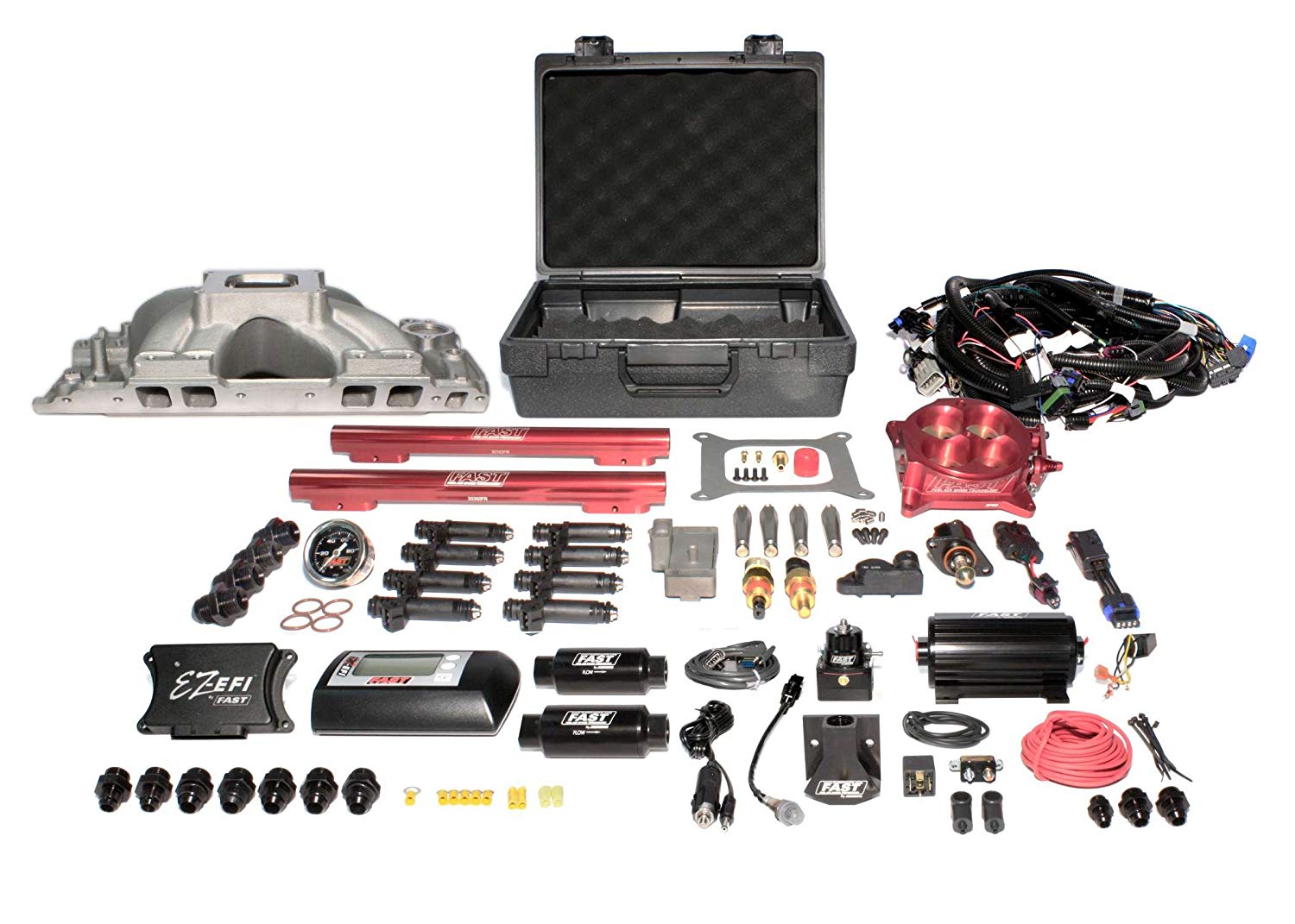 Chevrolet FAST  EZ-EFI TD BBC Kit w/ Fuel, Throttle Body, Intake Manifold