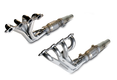 Header Package, 1-3/4" Long Tube 2010 V8 Camaro w/Install Kit/High-Flow Cats; use w/stock H-Pipe