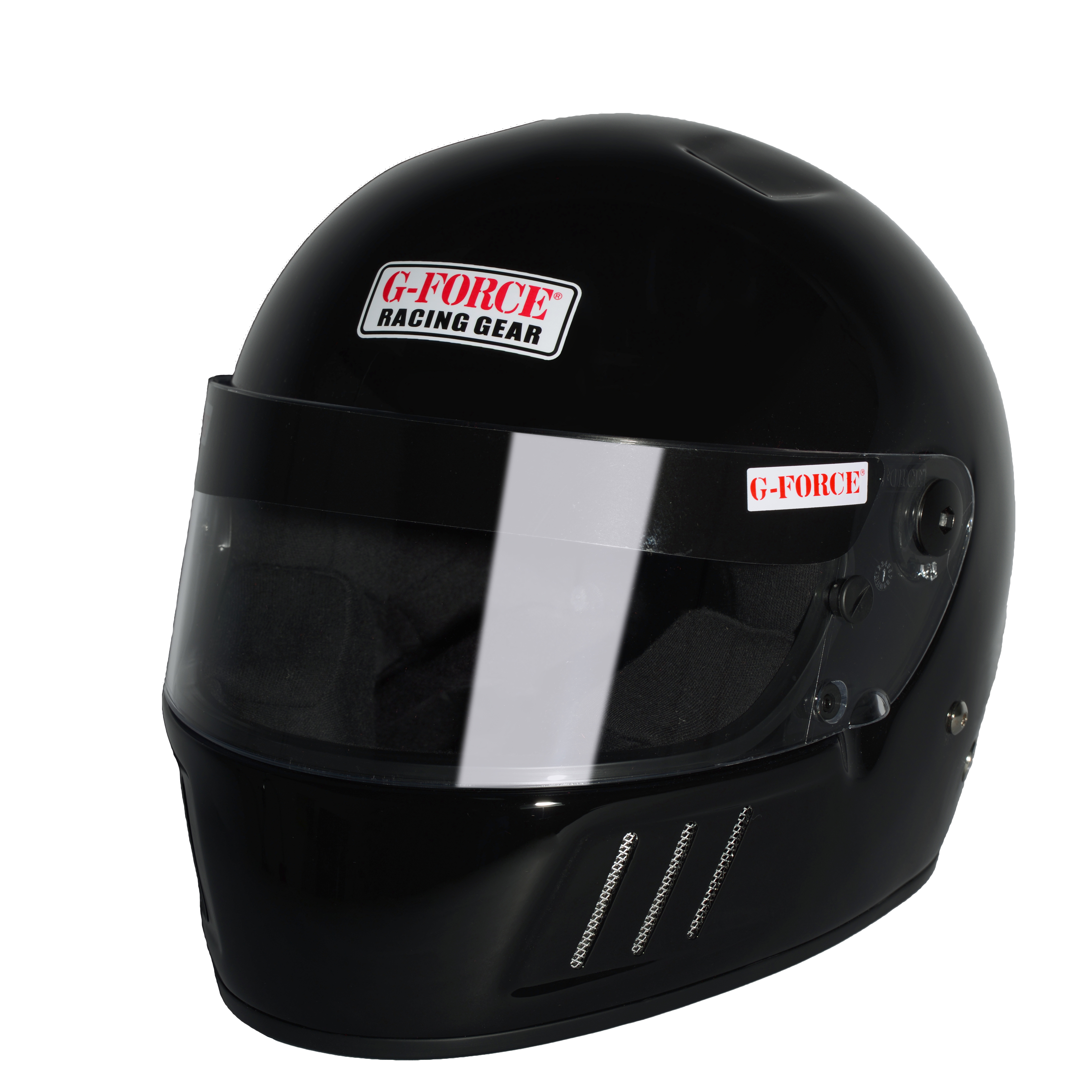 G-Force Racing Gear Helmet, PRO ELIMINATOR SA2010 FULL FACE LARGE BLACK