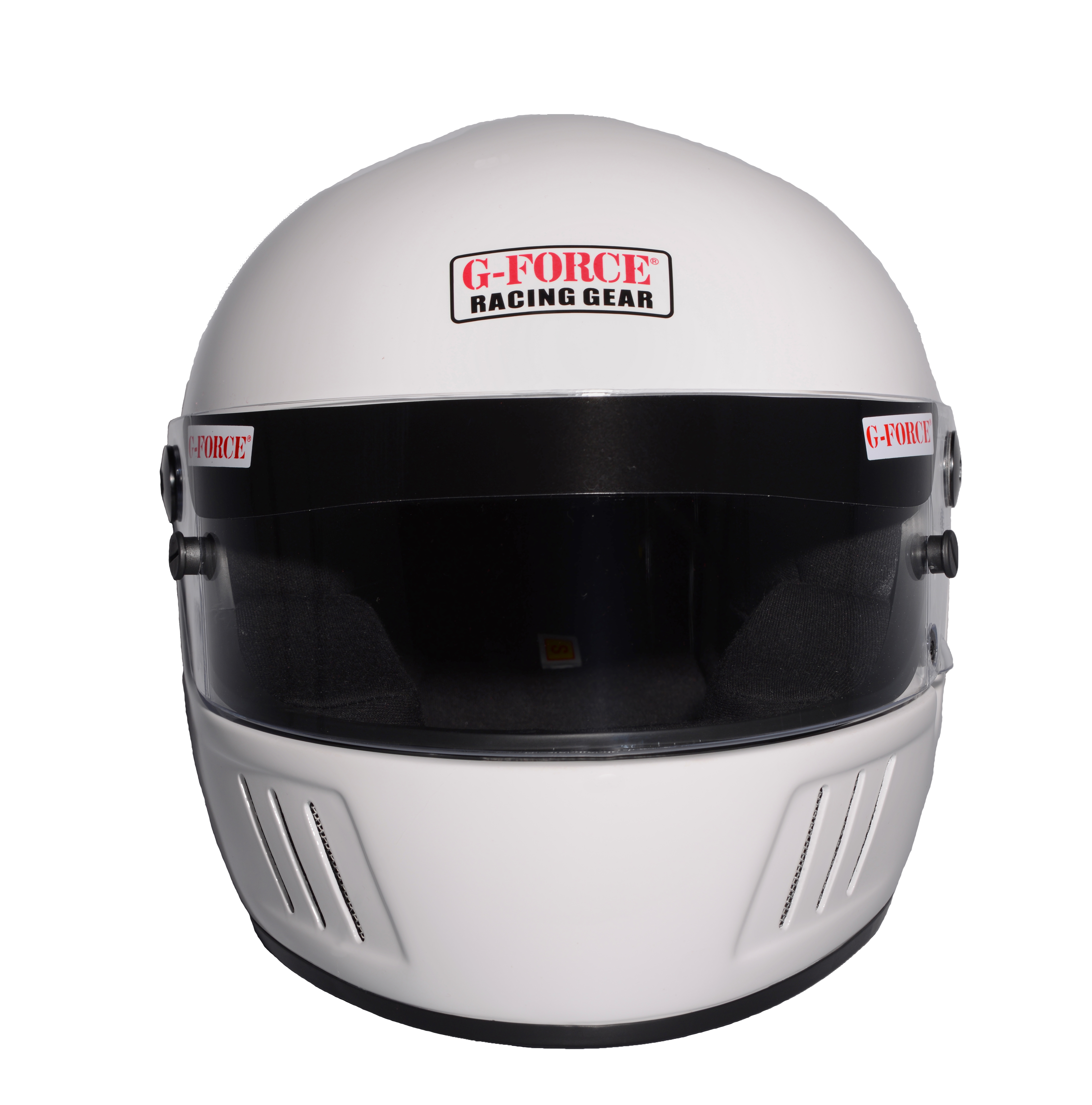 G-Force Racing Gear Helmet, PRO ELIMINATOR SA2010 FULL FACE LARGE WHITE