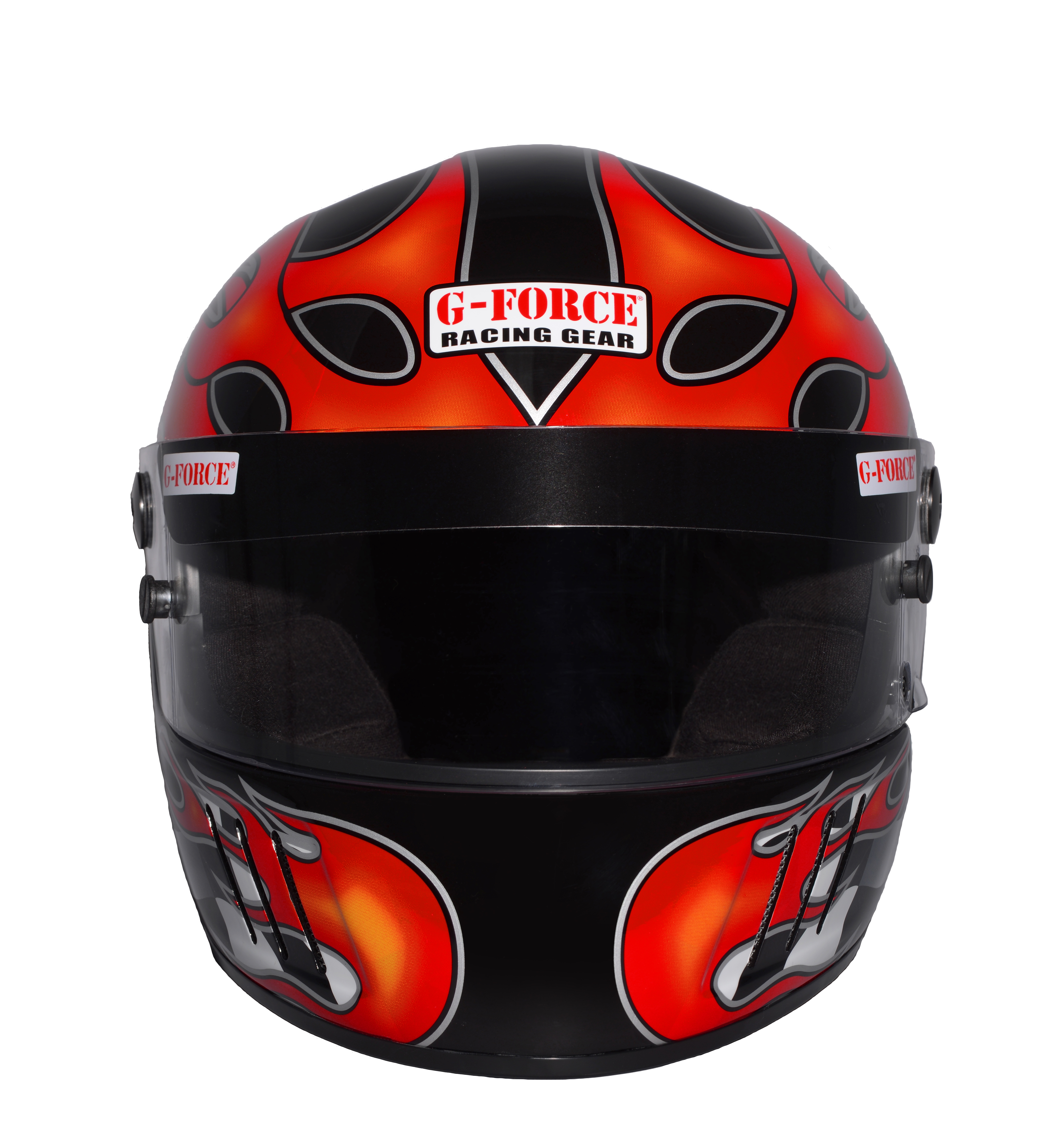 G-Force Racing Gear Helmet, PRO VINTAGE SA2010 FULL FACE MEDIUM BLACK
