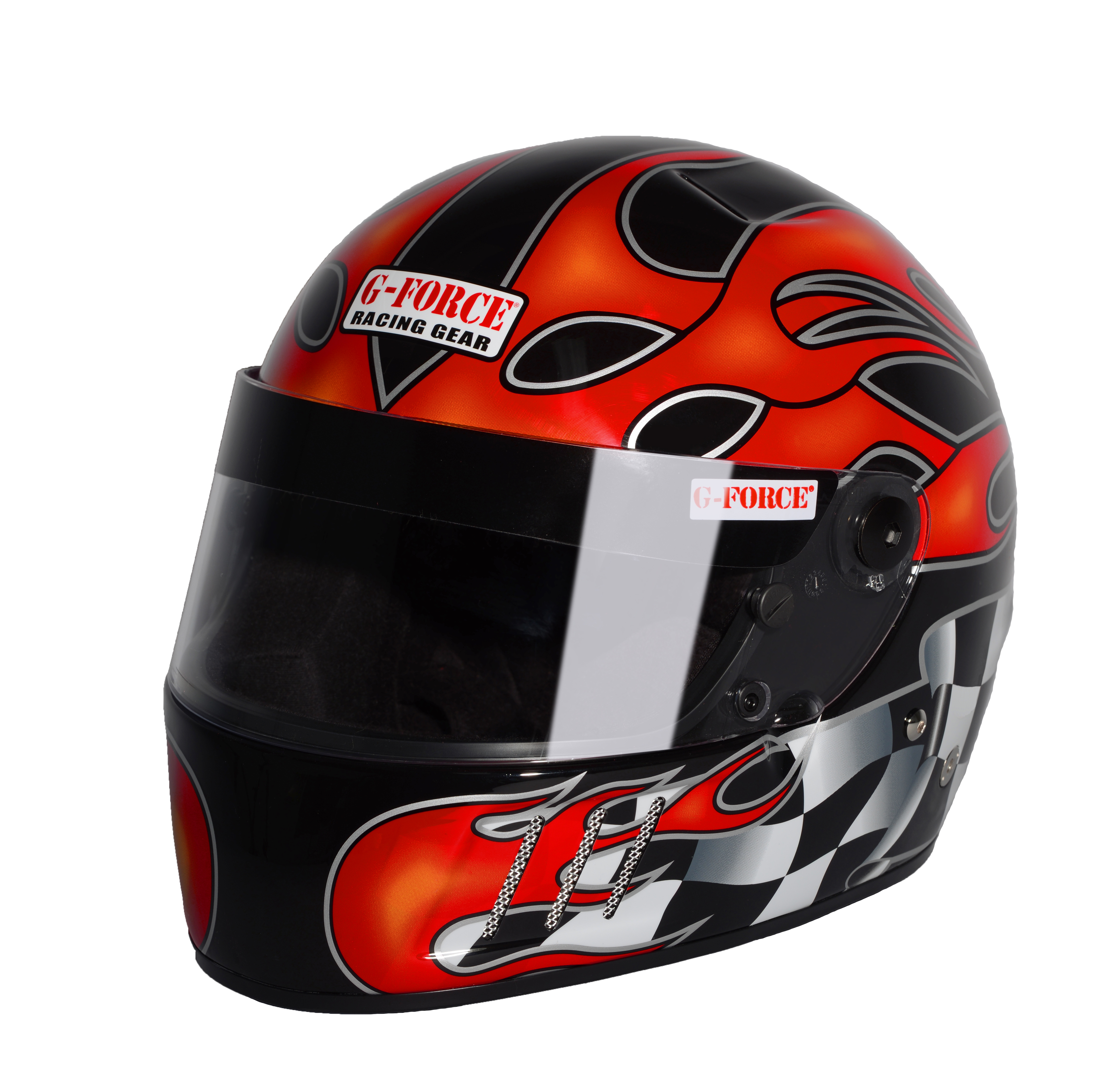 G-Force Racing Gear Helmet, PRO VINTAGE SA2010 FULL FACE MEDIUM MATTE