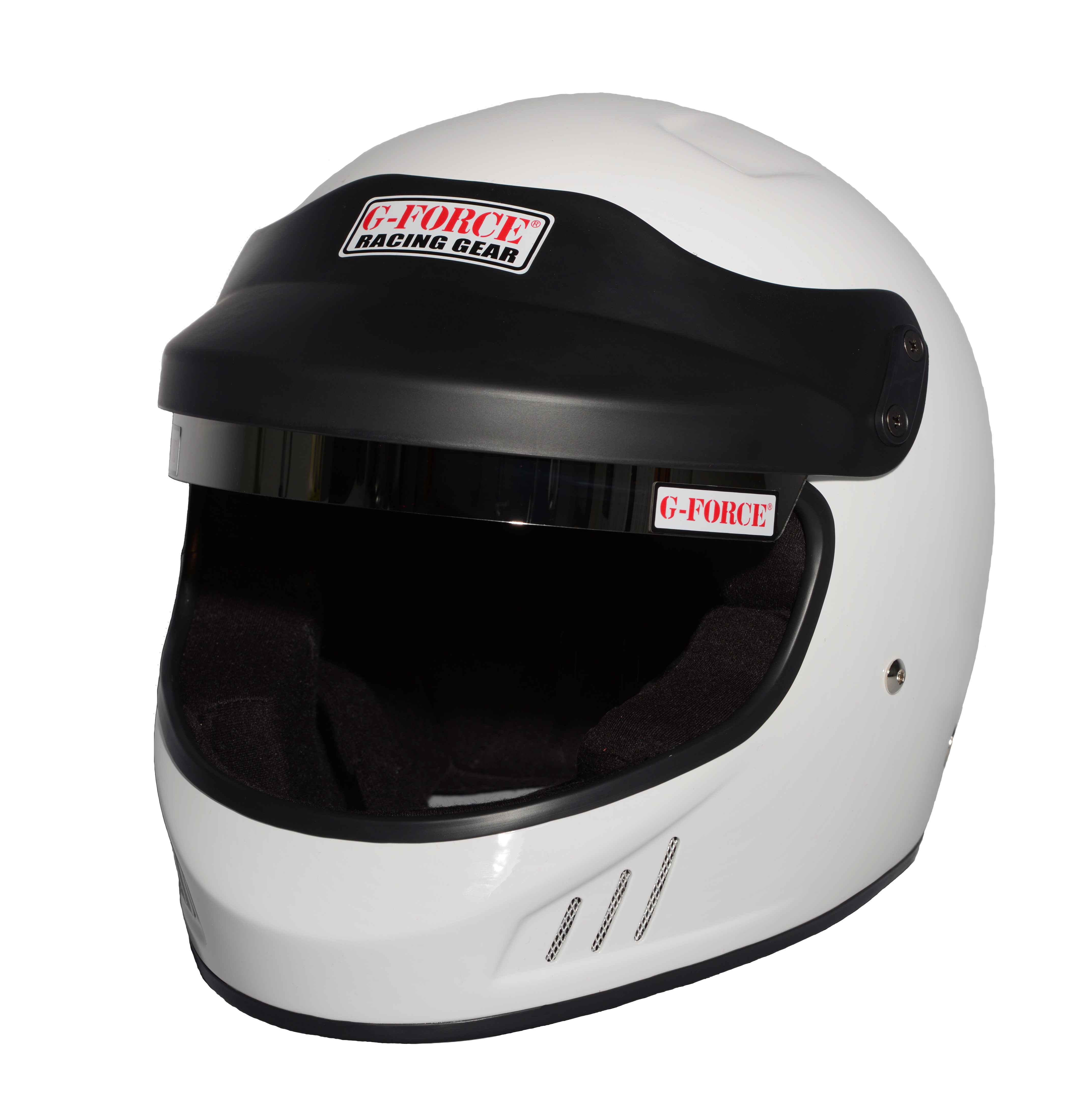 G-Force Racing Gear Helmet, MODIFIED SA2010 FULL FACE LARGE WHITE