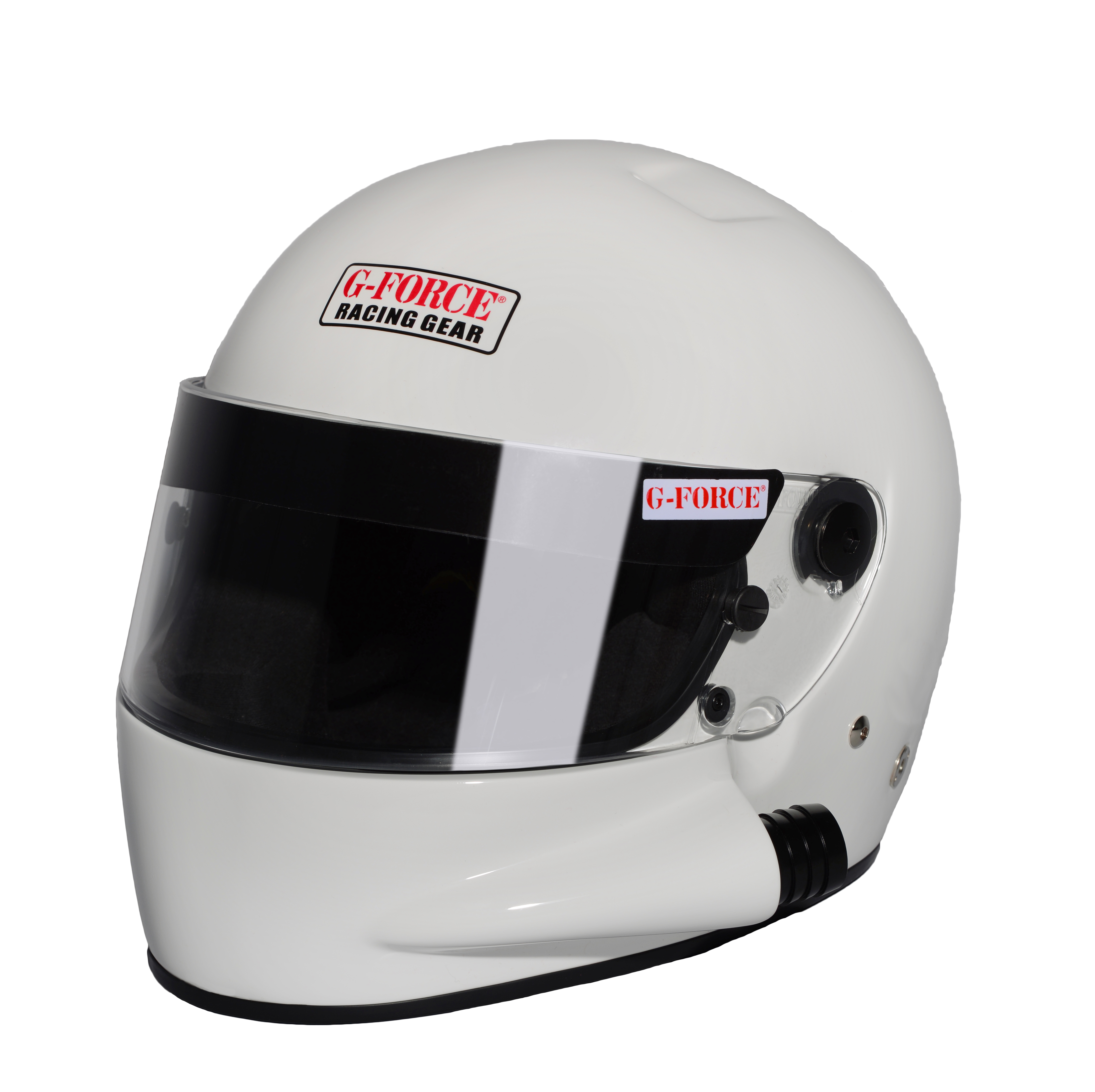 G-Force Racing Gear Helmet, SIDE DRAFT SA2010 FULL FACE LARGE WHITE